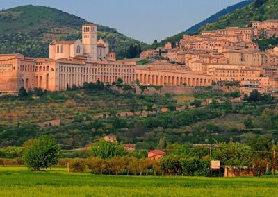 Nei dintorni delle camere vicino ad Assisi